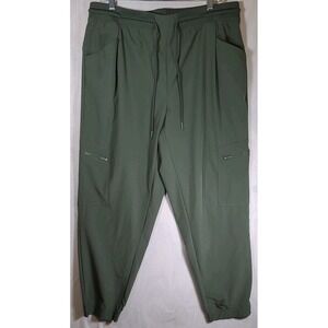 Apana Yoga Lifestyle Women's Size Large Green Athletic Jogger Pants  Performance